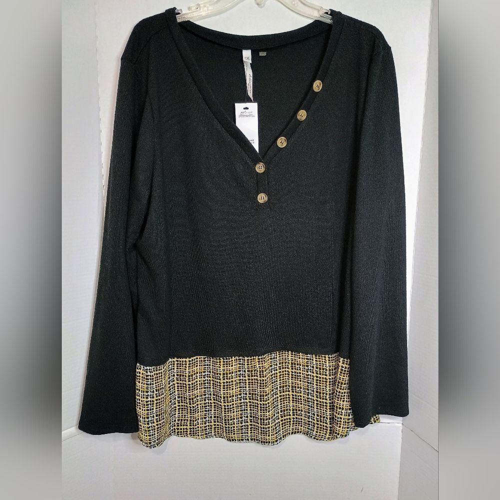 NY Collection Women's Top Size 3X